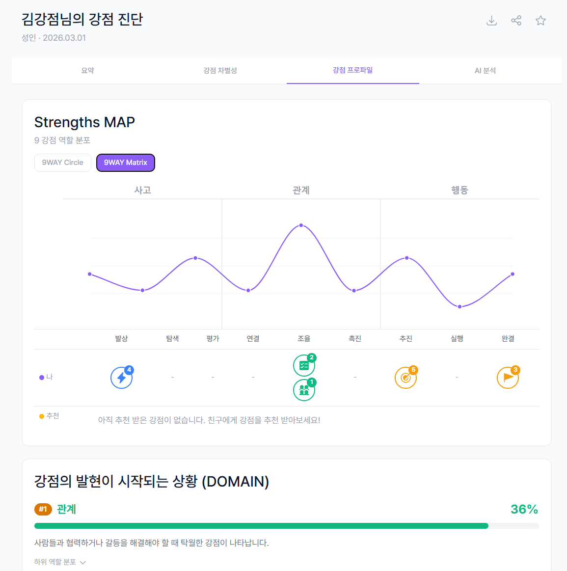 AI 분석 로딩 화면
