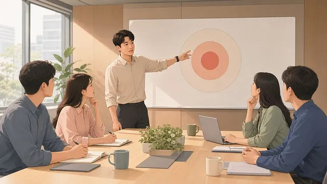 회의에서 의견이 묻히는 진짜 이유 — 공동목표 위에서 말하는 법