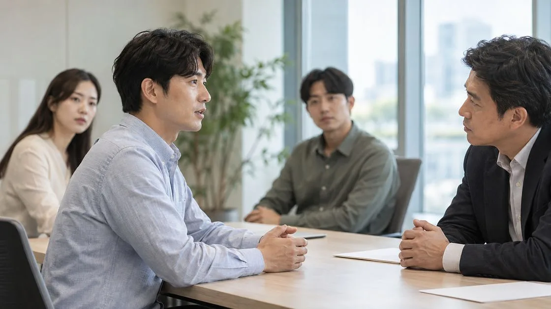 내 일도 아닌데 추궁당할 때 — 사과 대신 쓰는 되묻기 한 문장