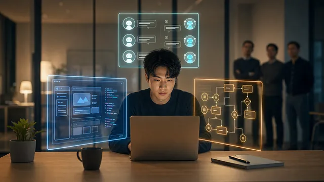 AI 경험 3축 — 신입이 시니어를 이기는 유일한 방법
