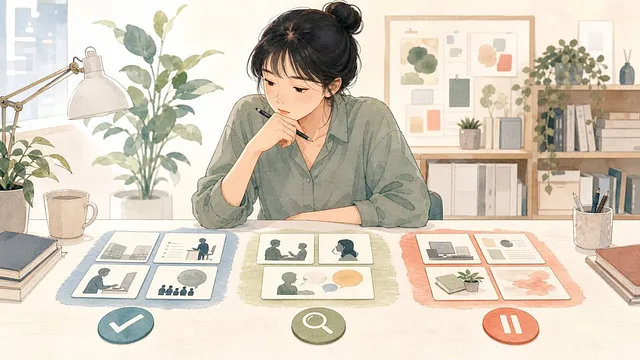 관심 직무, 더 알아볼까 지원할까? 엇갈린 증거를 정리하는 3단계