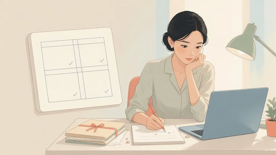 자소서 쓰기 전에 먼저 정리할 것 — 나를 아는 증거 4칸과 지원 전 3문장